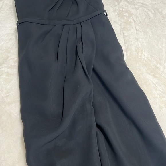 Kleinfeld Pleated-Bodice High-Low Bridesmaid Dress Black Size 2 NWT - Picture 12 of 15